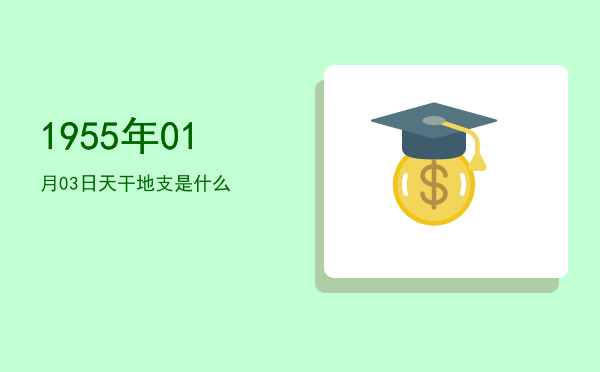 1955年01月03日天干地支是什么