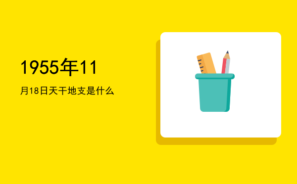 1955年11月18日天干地支是什么
