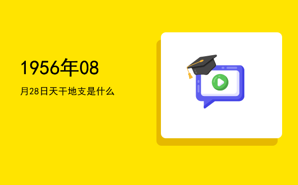 1956年08月28日天干地支是什么
