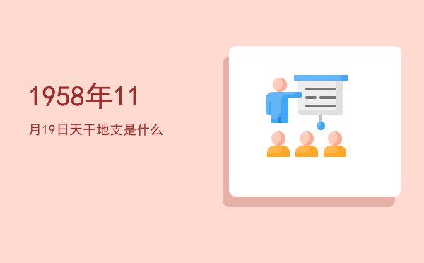 1958年11月19日天干地支是什么