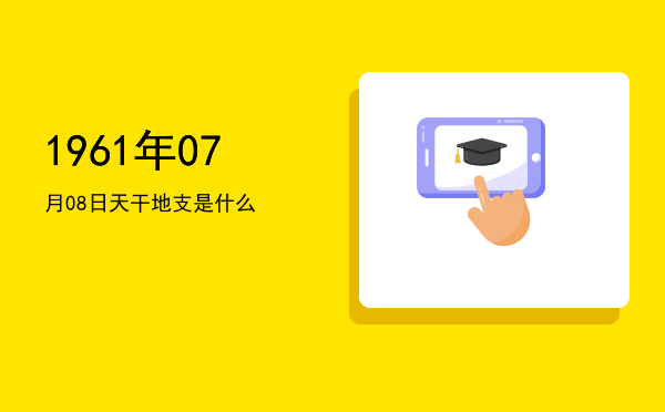 1961年07月08日天干地支是什么