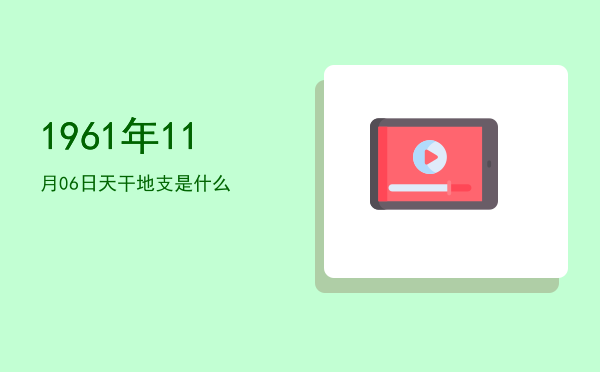 1961年11月06日天干地支是什么