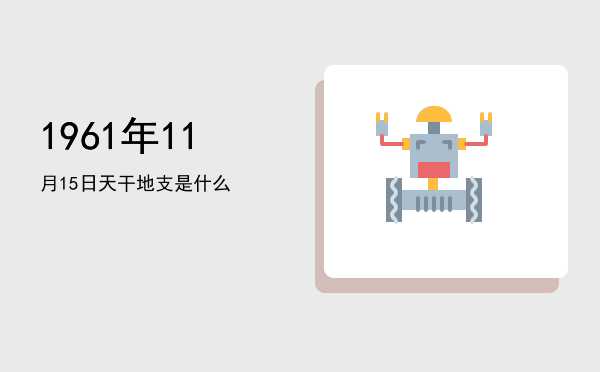1961年11月15日天干地支是什么