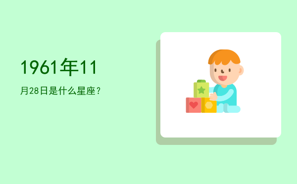 1961年11月28日是什么星座？