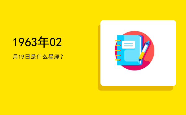 1963年02月19日是什么星座？