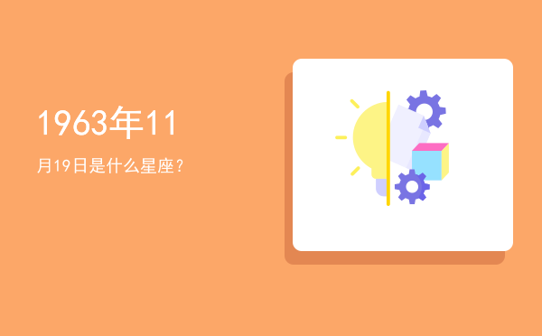 1963年11月19日是什么星座？