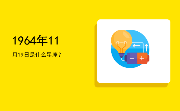 1964年11月19日是什么星座？