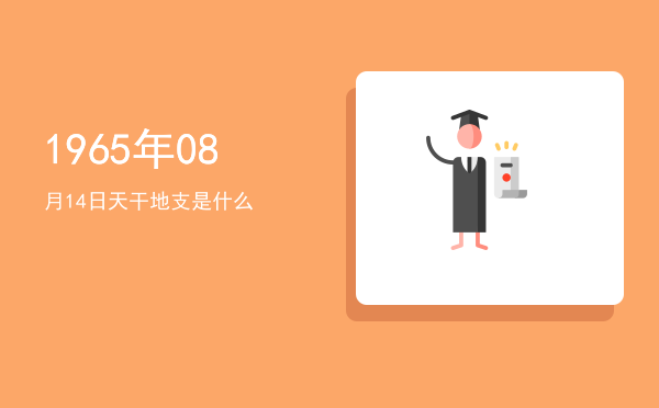 1965年08月14日天干地支是什么