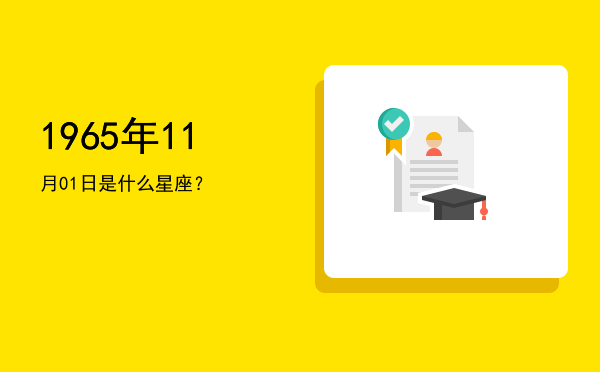 1965年11月01日是什么星座？