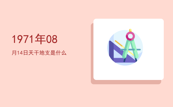 1971年08月14日天干地支是什么