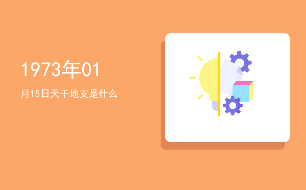 1973年01月15日天干地支是什么