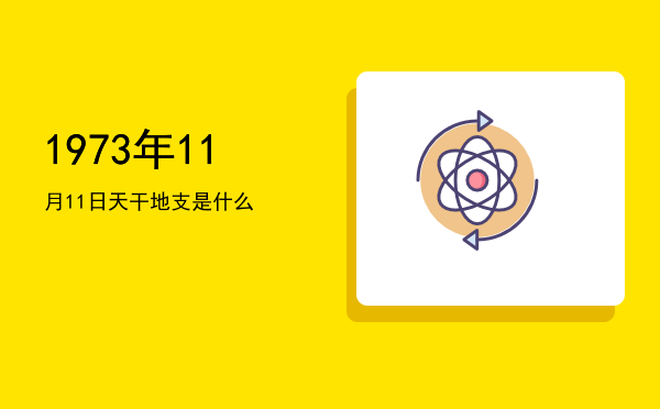 1973年11月11日天干地支是什么
