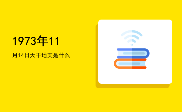 1973年11月14日天干地支是什么