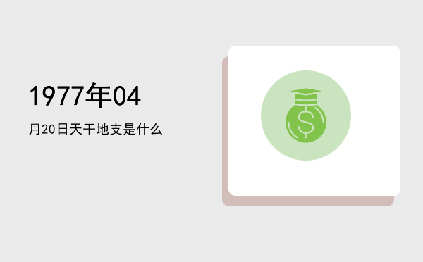 1977年04月20日天干地支是什么
