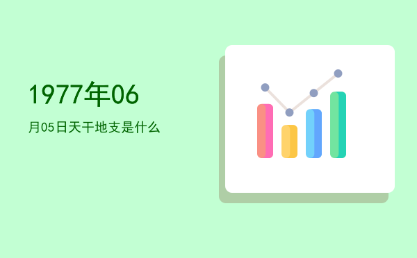 1977年06月05日天干地支是什么