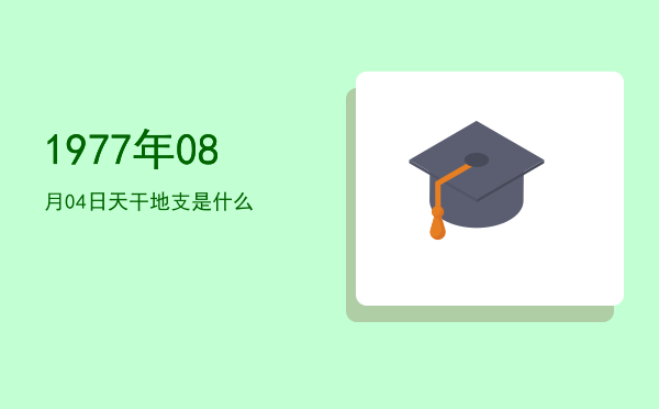 1977年08月04日天干地支是什么