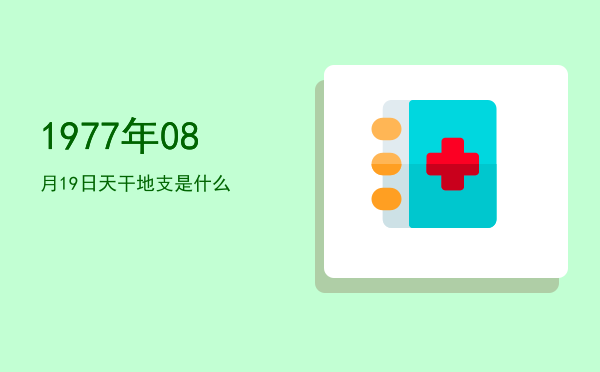 1977年08月19日天干地支是什么