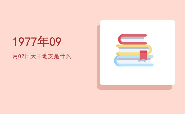 1977年09月02日天干地支是什么