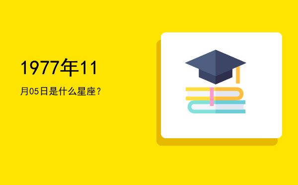 1977年11月05日是什么星座？