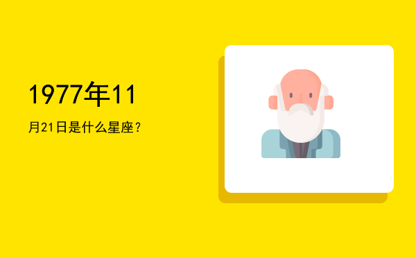 1977年11月21日是什么星座？