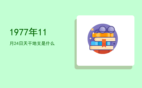 1977年11月24日天干地支是什么