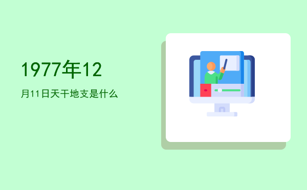 1977年12月11日天干地支是什么