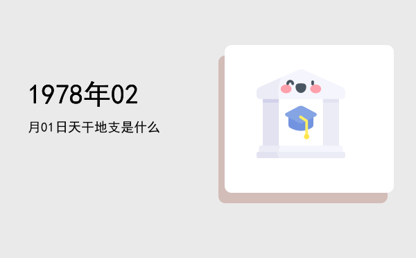 1978年02月01日天干地支是什么