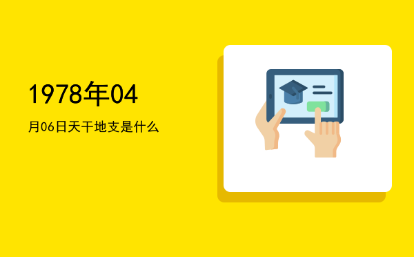 1978年04月06日天干地支是什么