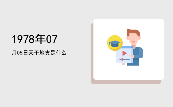 1978年07月05日天干地支是什么