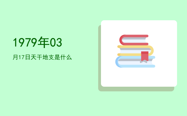 1979年03月17日天干地支是什么