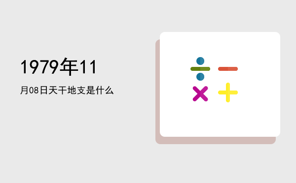 1979年11月08日天干地支是什么