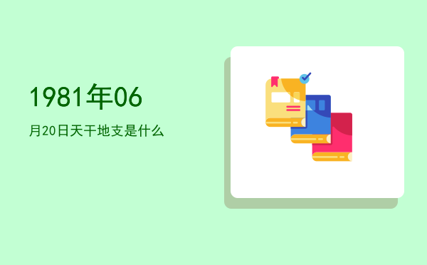 1981年06月20日天干地支是什么