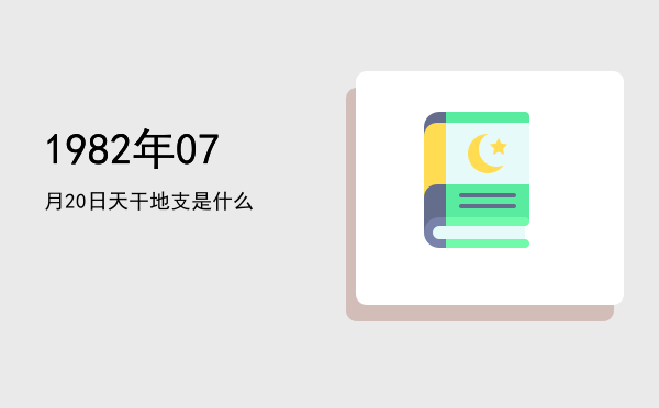 1982年07月20日天干地支是什么