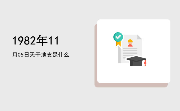 1982年11月05日天干地支是什么
