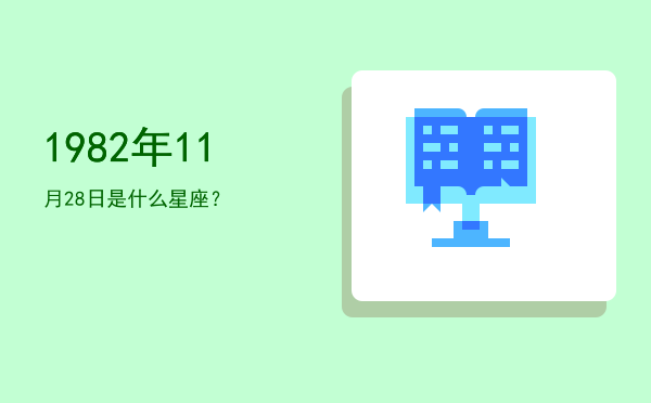 1982年11月28日是什么星座？