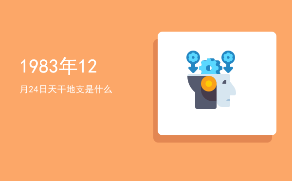 1983年12月24日天干地支是什么