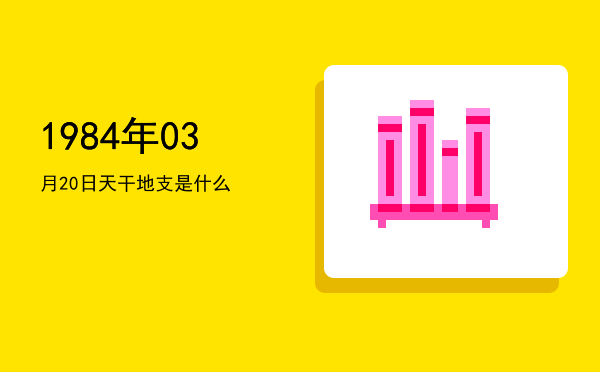 1984年03月20日天干地支是什么