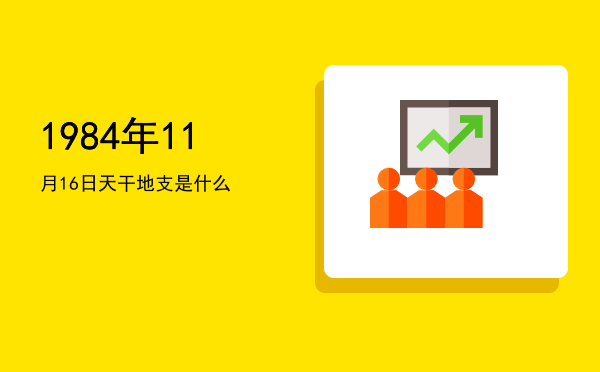 1984年11月16日天干地支是什么