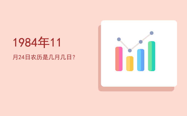 1984年11月24日农历是几月几日?