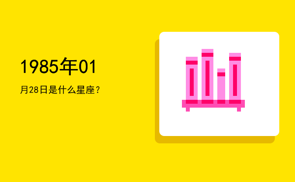 1985年01月28日是什么星座？
