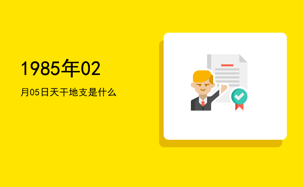 1985年02月05日天干地支是什么
