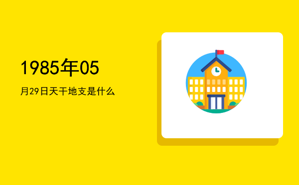 1985年05月29日天干地支是什么