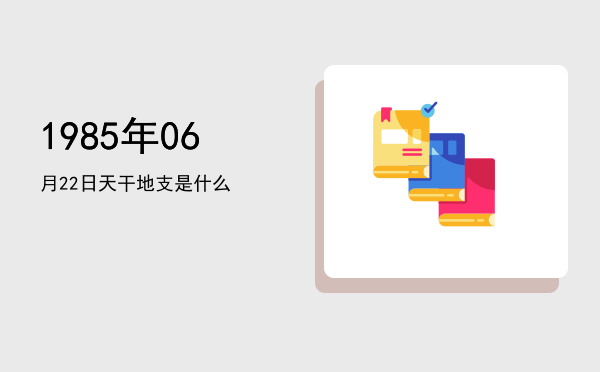 1985年06月22日天干地支是什么