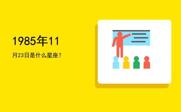 1985年11月23日是什么星座？