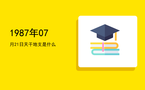 1987年07月21日天干地支是什么