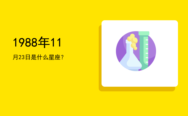 1988年11月23日是什么星座？