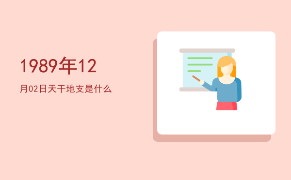 1989年12月02日天干地支是什么