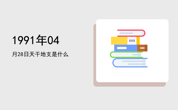1991年04月28日天干地支是什么