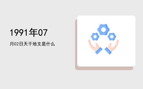 1991年07月02日天干地支是什么