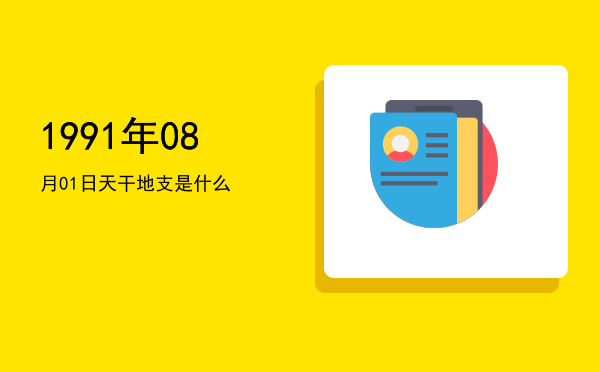 1991年08月01日天干地支是什么